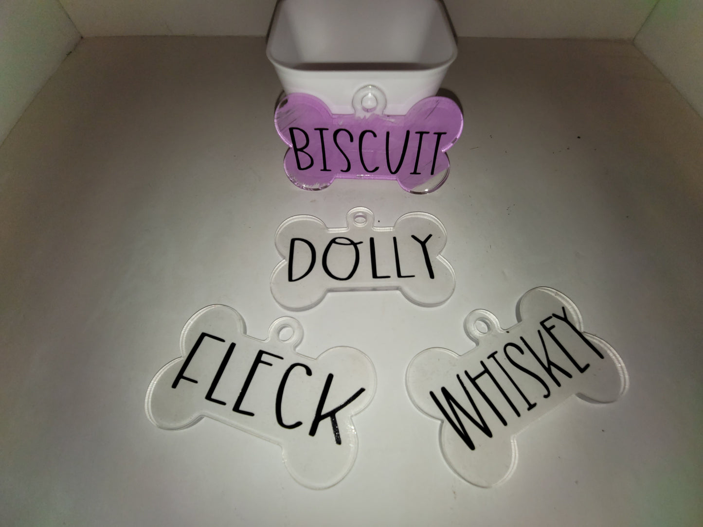 Custom Dog Name Ornaments