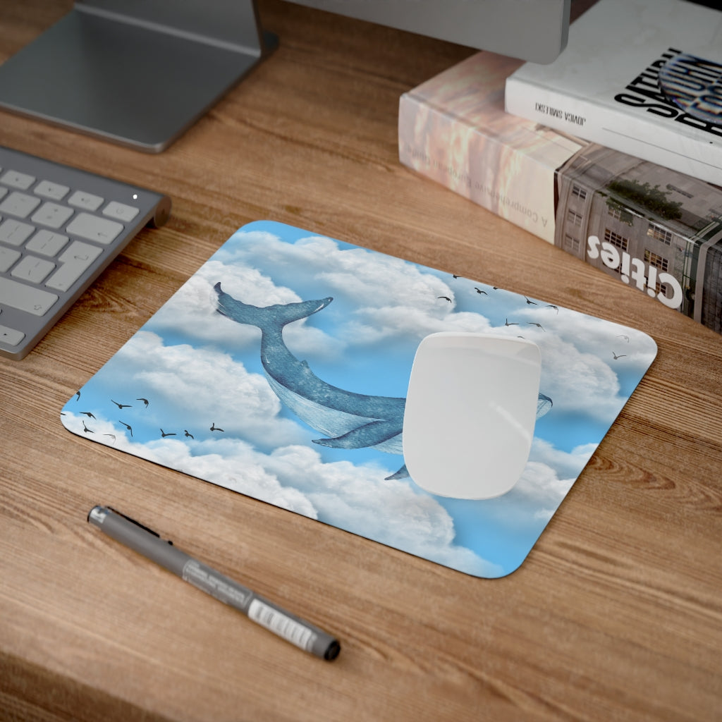 Desk Mouse Pad in the design Day Whale