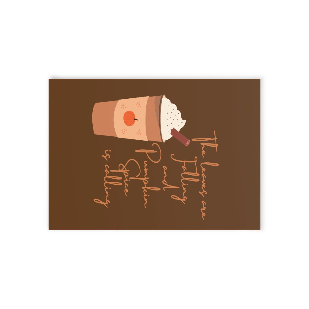 Holiday Card in the design Pumpkin Spice
