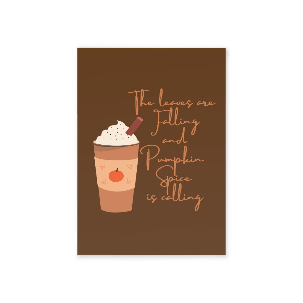 Holiday Card in the design Pumpkin Spice