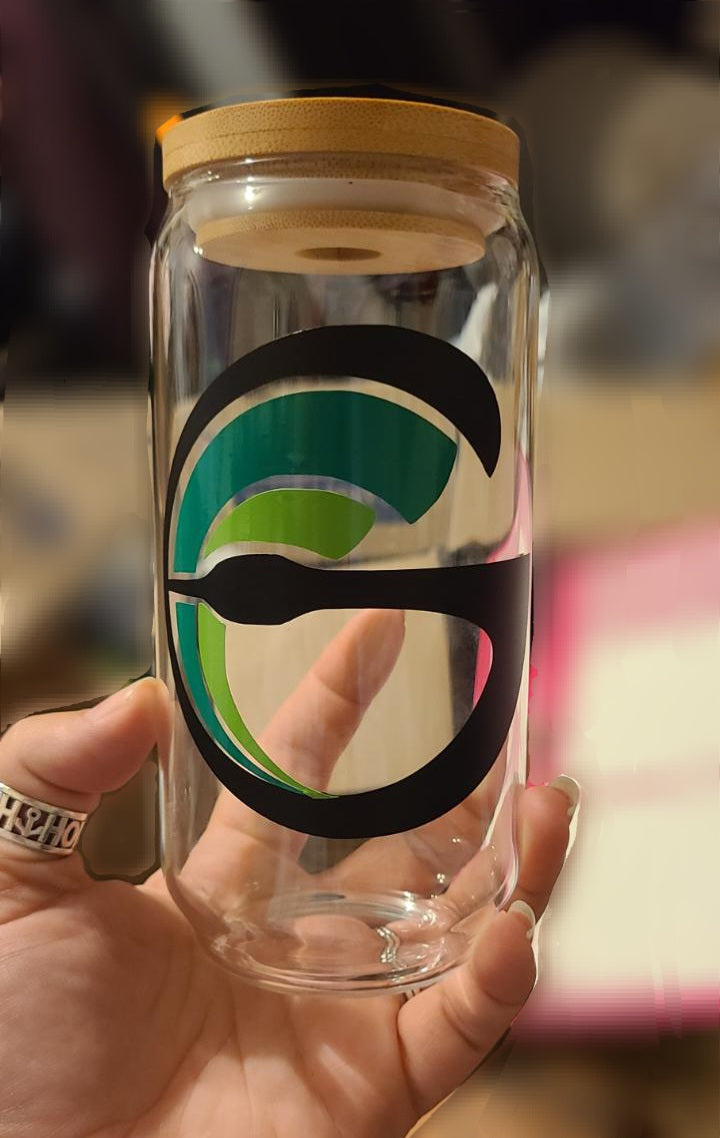 Customizable Glass Cup (Your Logo)