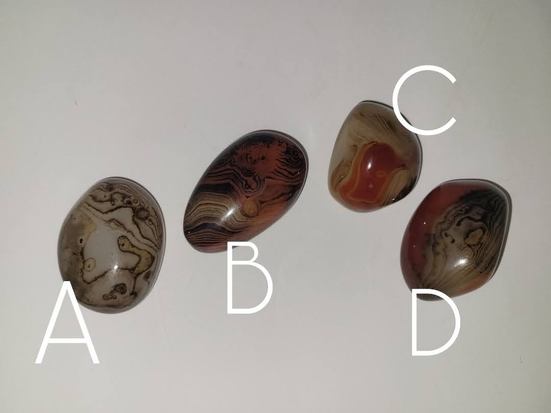 Sardonyx Agate Palm Stones