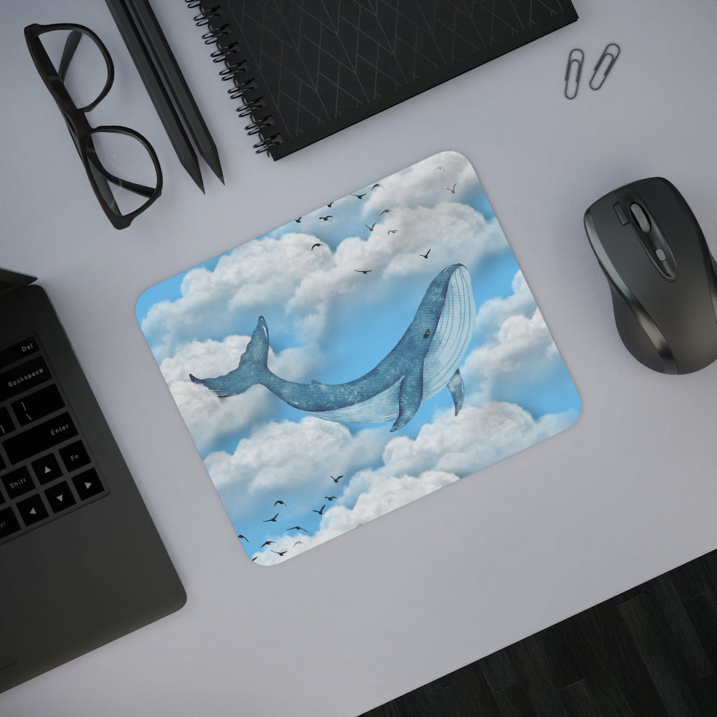 Desk Mouse Pad in the design Day Whale