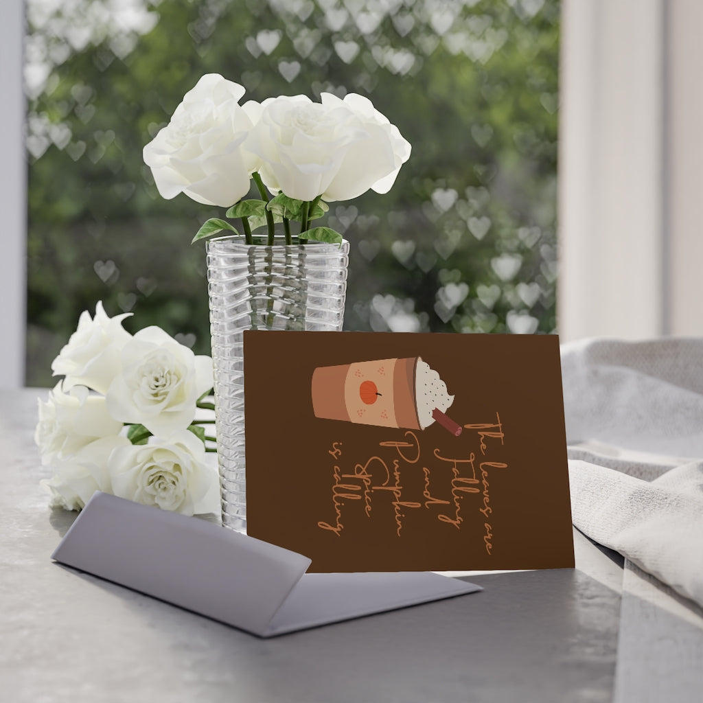 Holiday Card in the design Pumpkin Spice