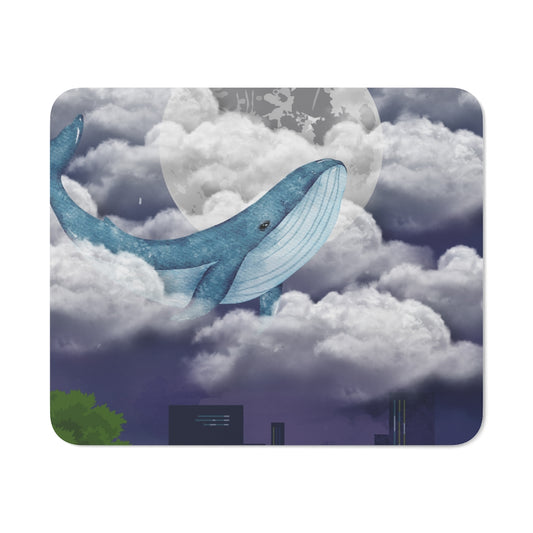 Desk Mouse Pad in the design City Whale