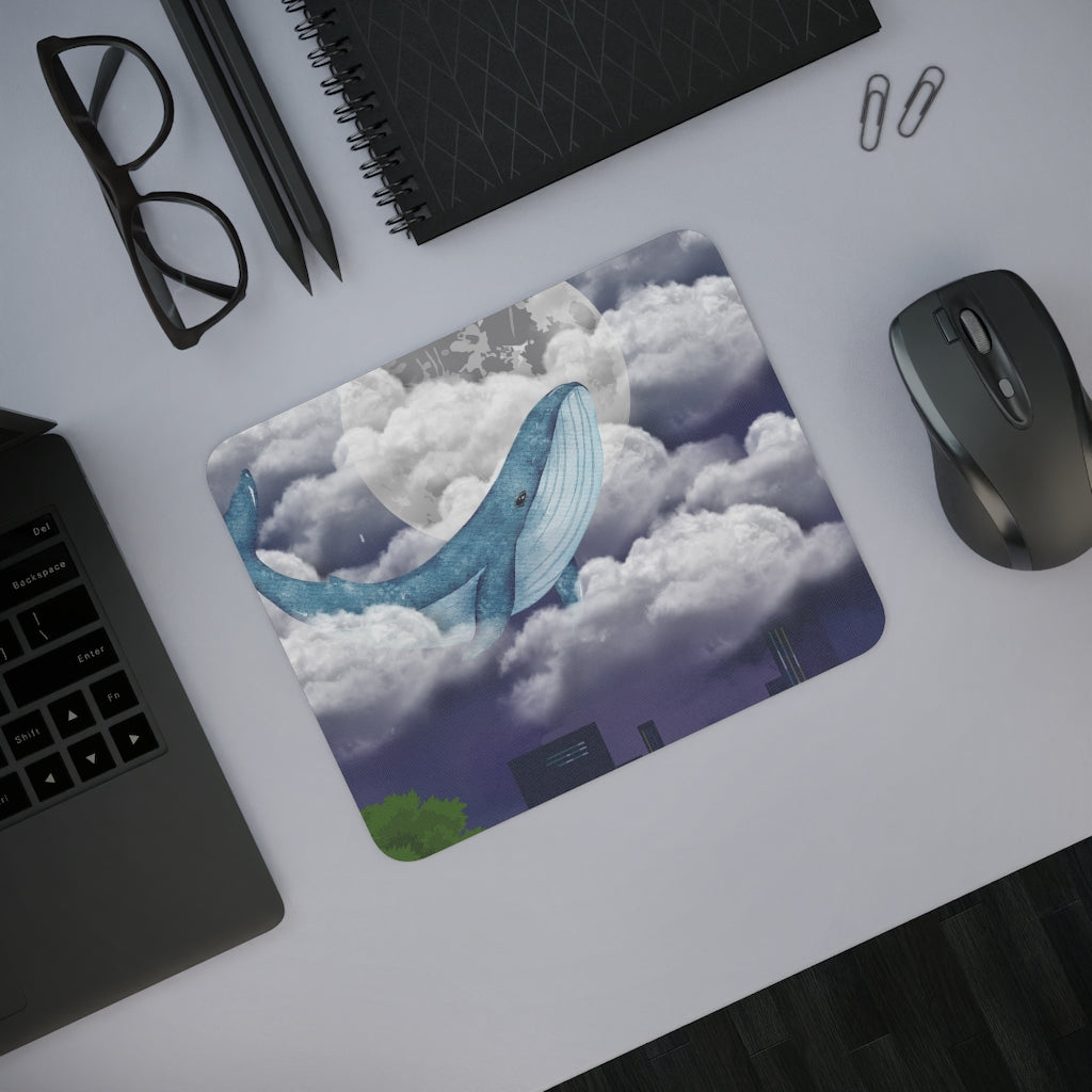 Desk Mouse Pad in the design City Whale